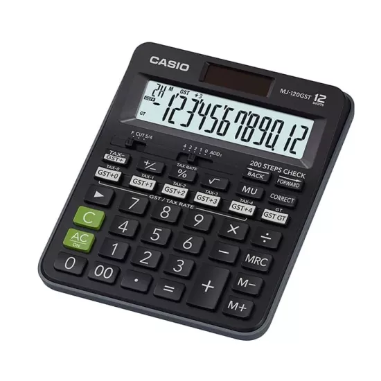 Casio MJ-120GST GST Calculator Black