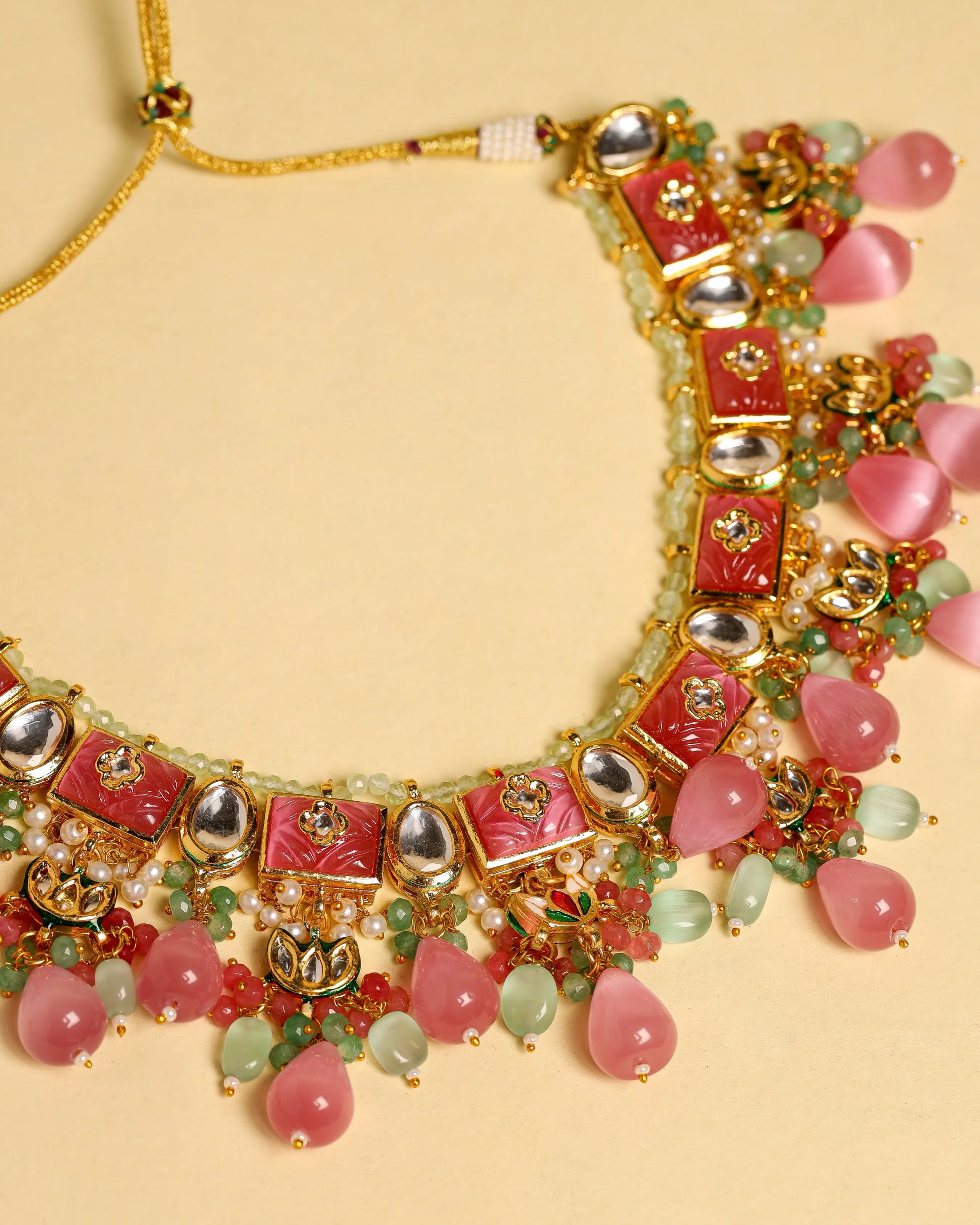 Carmine Rose Handcrafted Necklace My Store