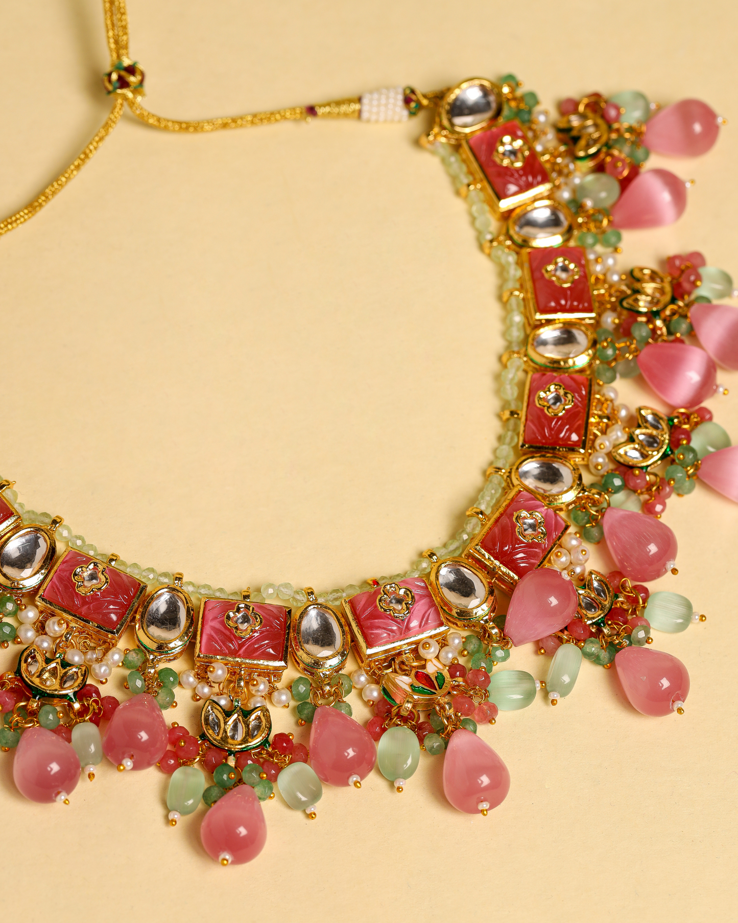 Carmine Rose Handcrafted Necklace Quick Cart