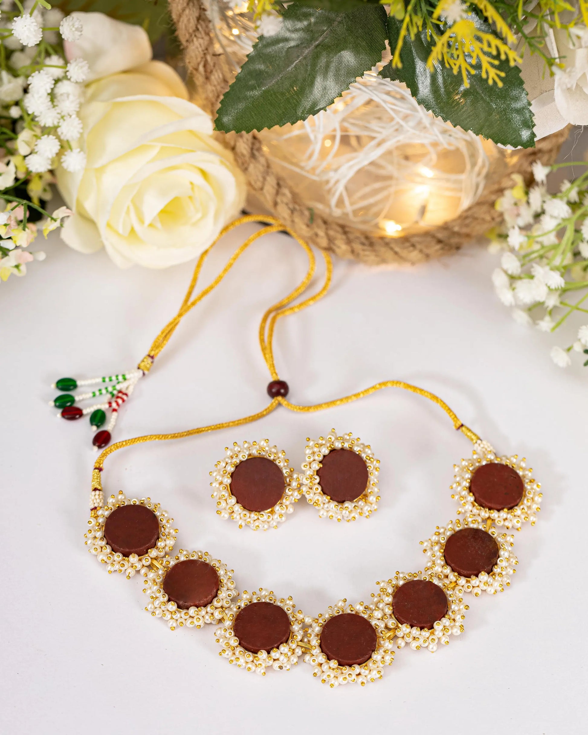 Chocolate Pearl Handcrafted Necklace My Store