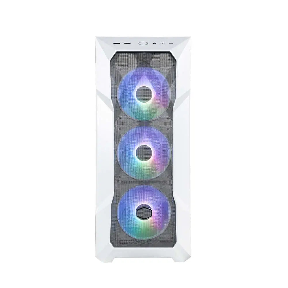 Cooler Master MasterBox TD500 Mesh V2 ATX White Mid-Tower Cabinet with 3 Pre-installed Fans