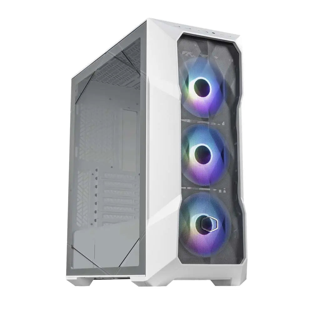 Cooler Master MasterBox TD500 Mesh V2 ATX White Mid-Tower Cabinet with 3 Pre-installed Fans