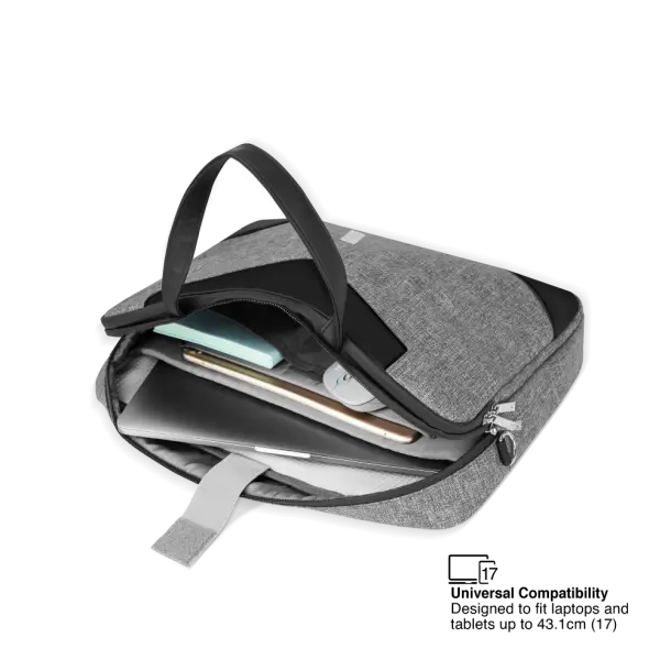 Fingers IconicCraft Luxury Laptop Bag with Handle & Luggage Strap Multi-compartments, Smart