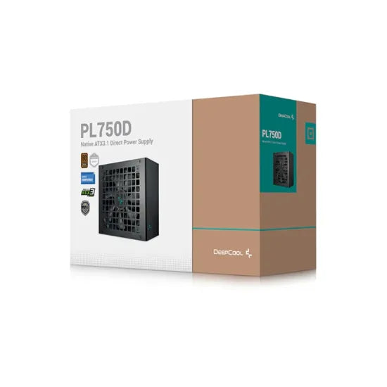 DeepCool PL750D 750w 80 Plus Bronze ATX 3.0 Power Supply