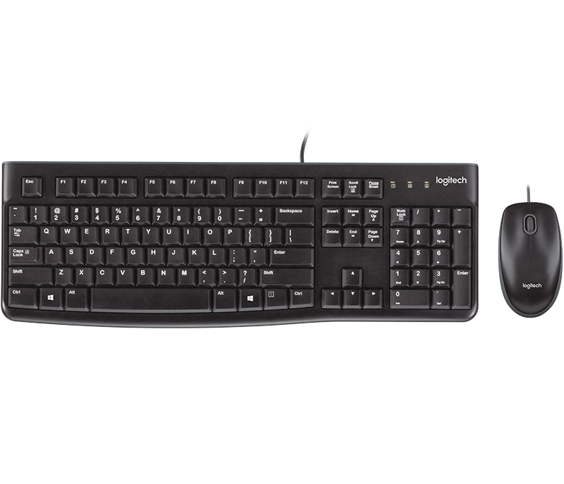 Logitech MK120 Wired Keyboard and Mouse Combo