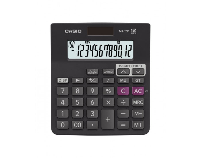 Casio MJ-12D 150 Steps Check and Correct Desktop Calculator