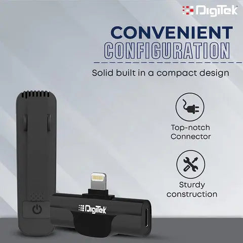 Digitek DWM-002 Wireless Microphone & Receiver