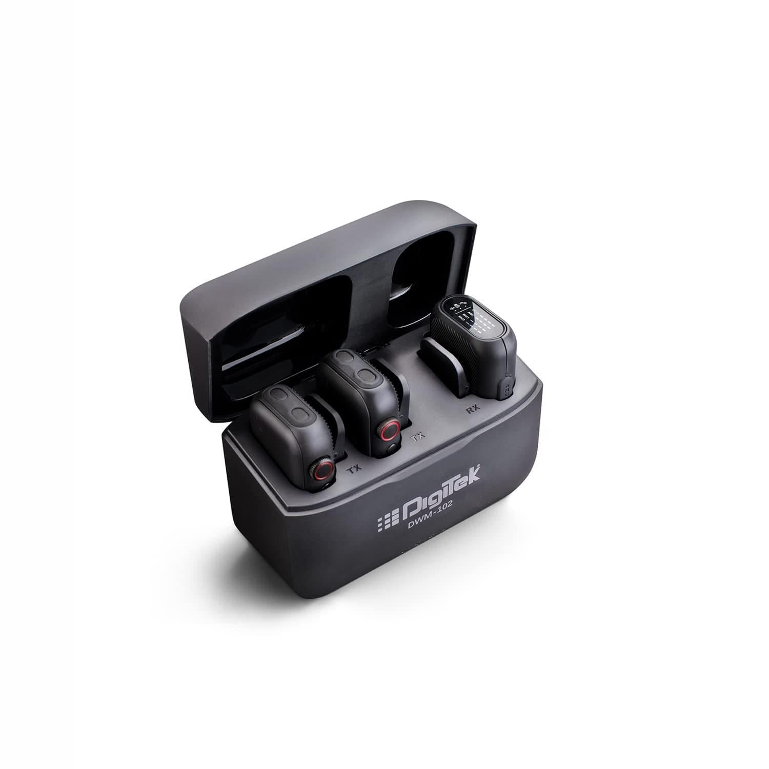 Digitek DWM-102 With 2 Noise Cancellation Wireless Microphone & 1 Receiver