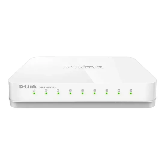 D-Link DGS 1008 8 Port 10/100/1000 Mbps Gigabit Lan Desktop Switch
