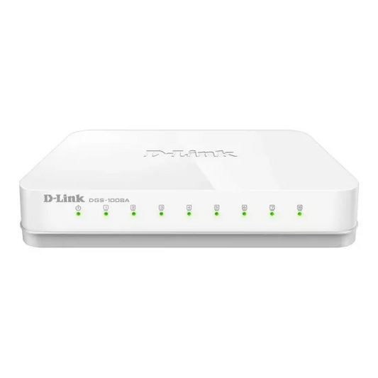 D-Link DGS 1008 8 Port 10/100/1000 Mbps Gigabit Lan Desktop Switch