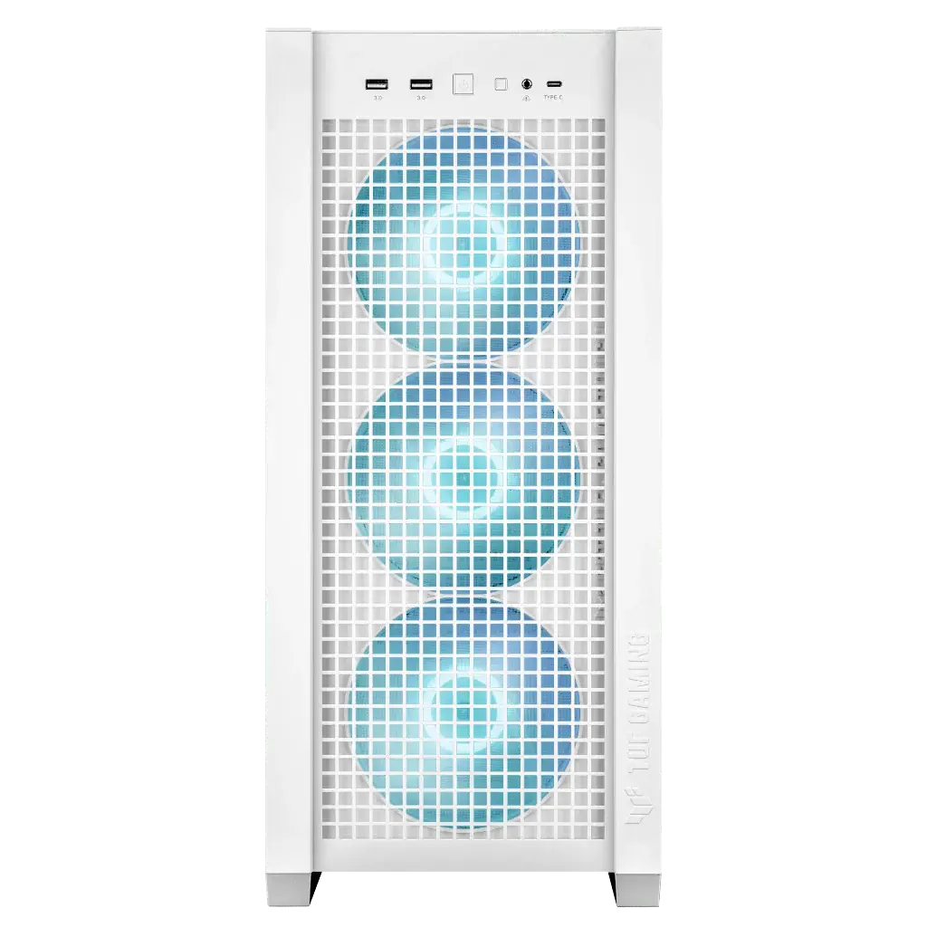 Asus TUF Gaming GT302 ARGB ATX mid-tower case-White