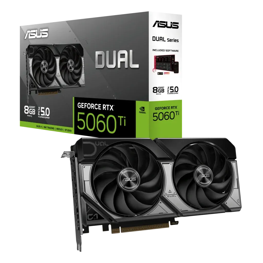 ASUS Dual GeForce RTX 5060 Ti 8GB GDDR7 Edition Graphics Card