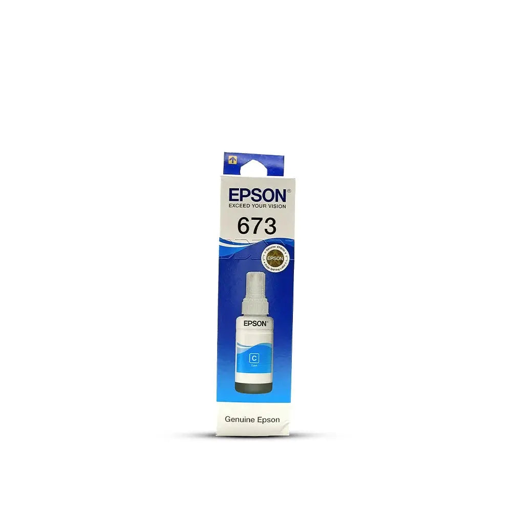 Epson 673 Cyan Genuine Inkjet Ink Bottle 70ml