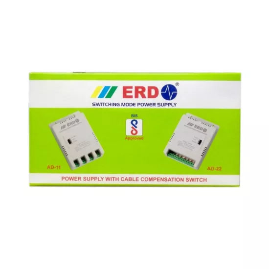ERD CCTV Power Supply 12v/4a Multi For 4ch (AD11)