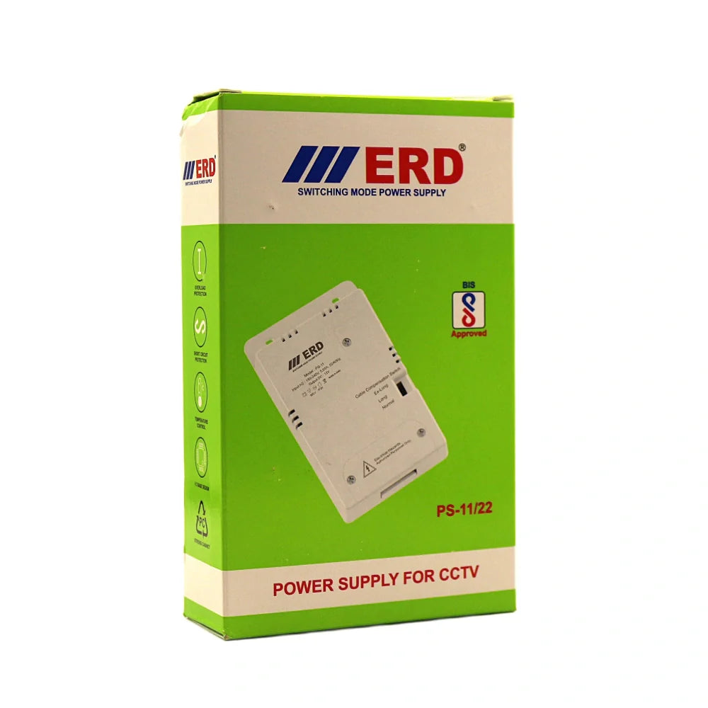 ERD CCTV Power Supply 12v/4a Slim For 4ch (PS11)