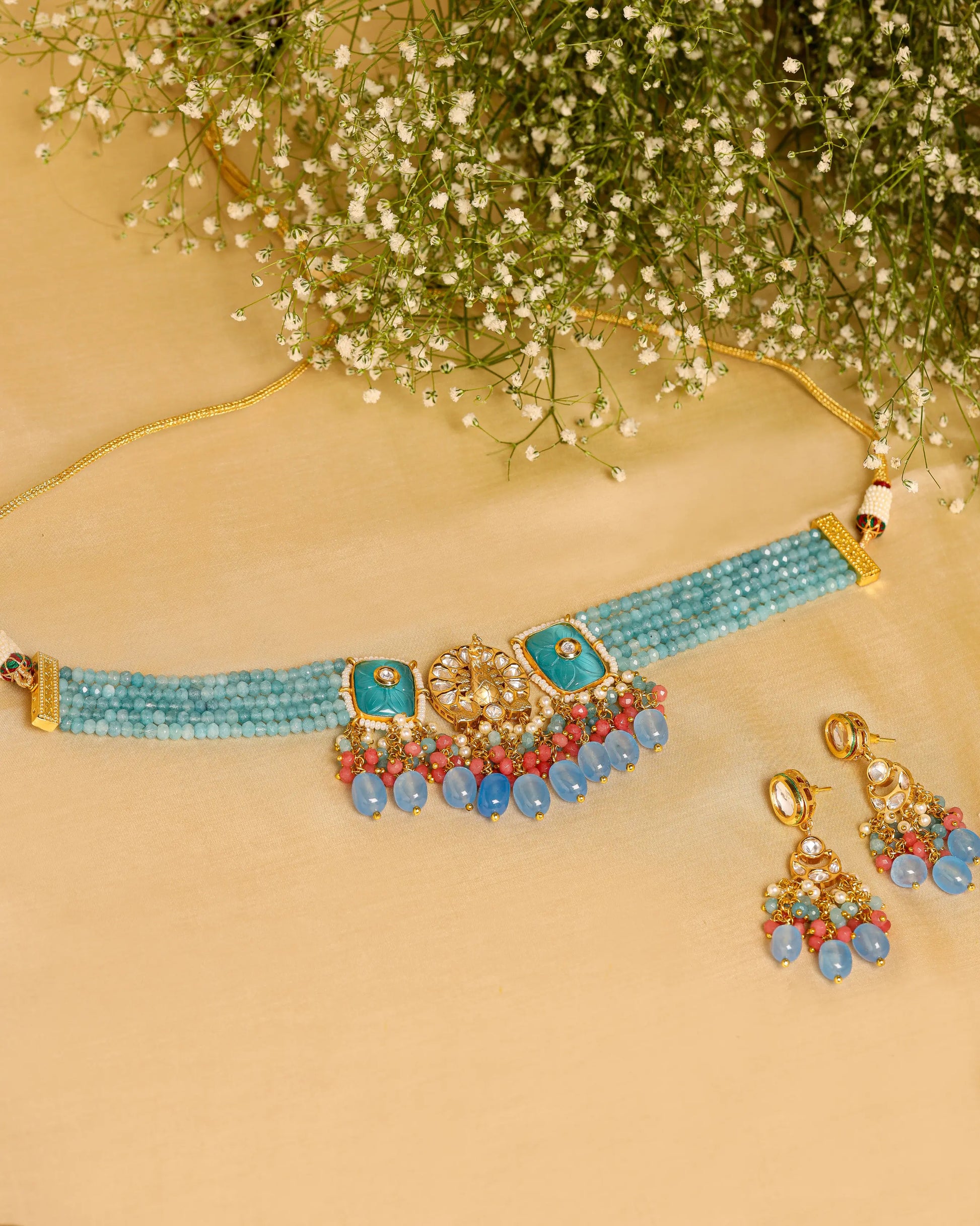 Ibiza Blue Handcrafted Necklace My Store