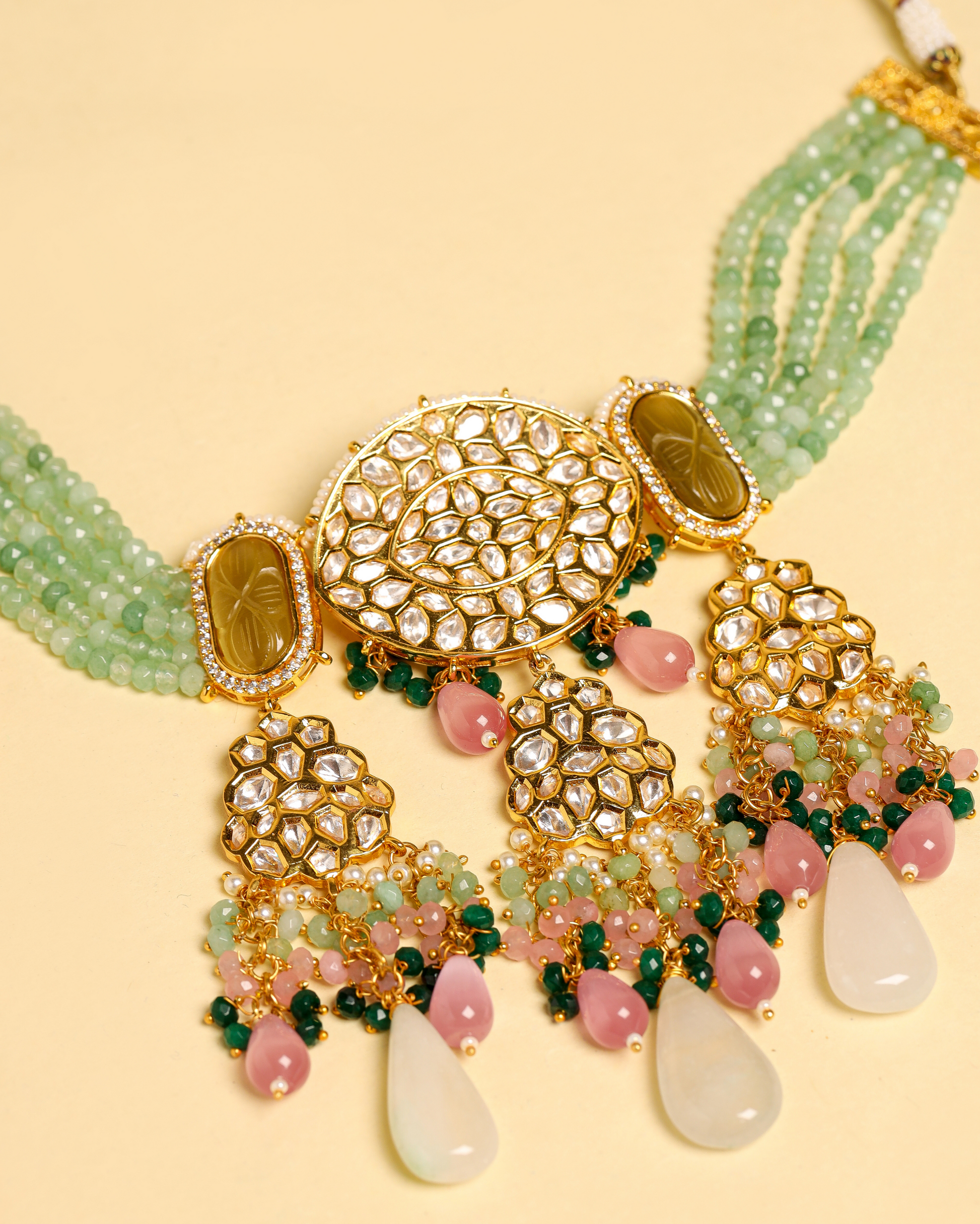 Turf Green Handcrafted Necklace Quick Cart