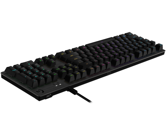 Logitech G512 Wired Carbon Mechanical Gaming Keyboard GX Blue Switches Black