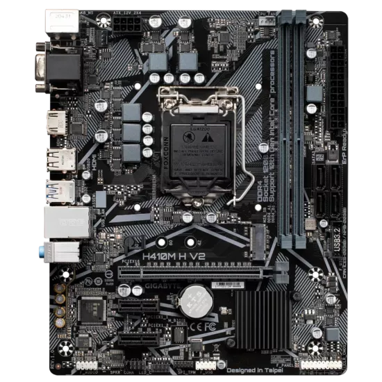 Gigabyte H410MH V2 DDR4 Motherboard For Intel 10th Gen