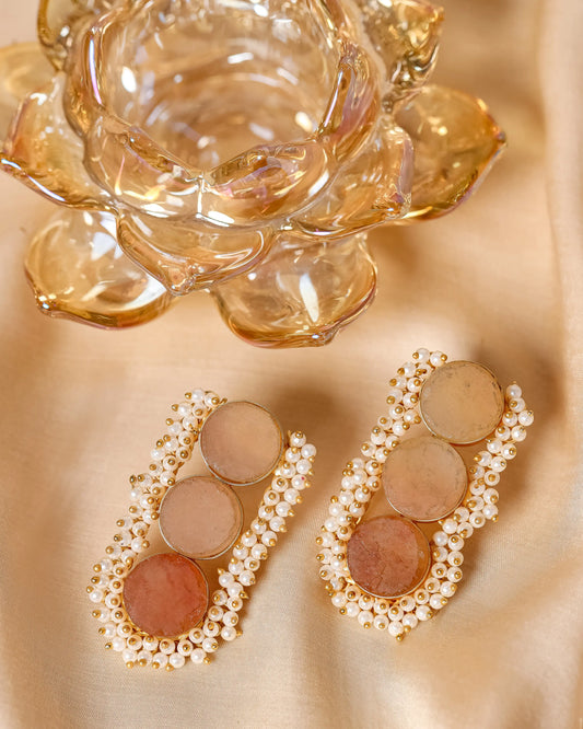 Gold Palace Handcrafted Brass Earrings My Store