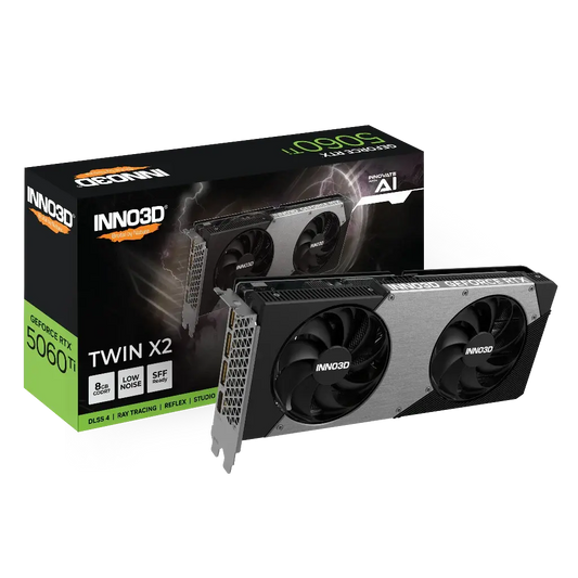 INNO3D GeForce RTX 5060 Ti 8GB TWIN X2 GDDR7 Graphics Card