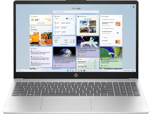 HP Lpatop 15-fd0468TU 13th Gen Intel Core i7 Processor/16GB RAM/512GB SSD/Win11/Microsoft Office Home & Student 2021/Intel Iris Xe graphics Card/Screen Inch 15.6/Silver