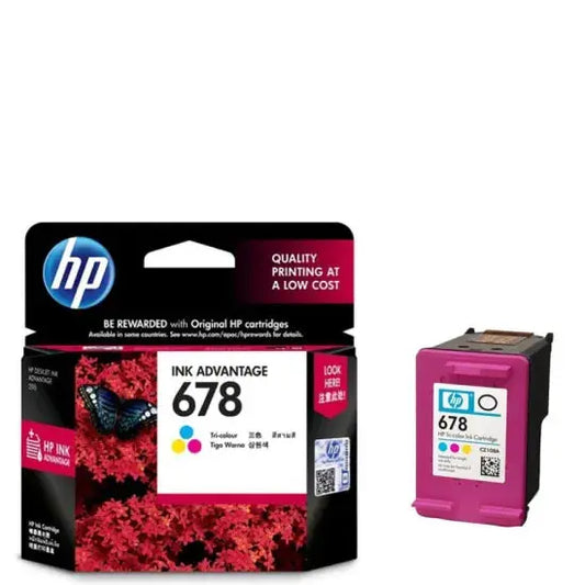 HP 678 Tri Color Genuine Ink Cartridge