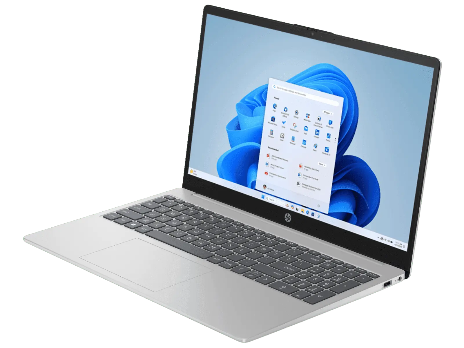 HP Laptop 15-fr0025TU 13th Gen Intel Core i7 Processor/16GB RAM/512GB SSD/Win11/Microsoft Office Home 2024/Intel HD Graphics Card/Screen Inch 15.6/Natural silver