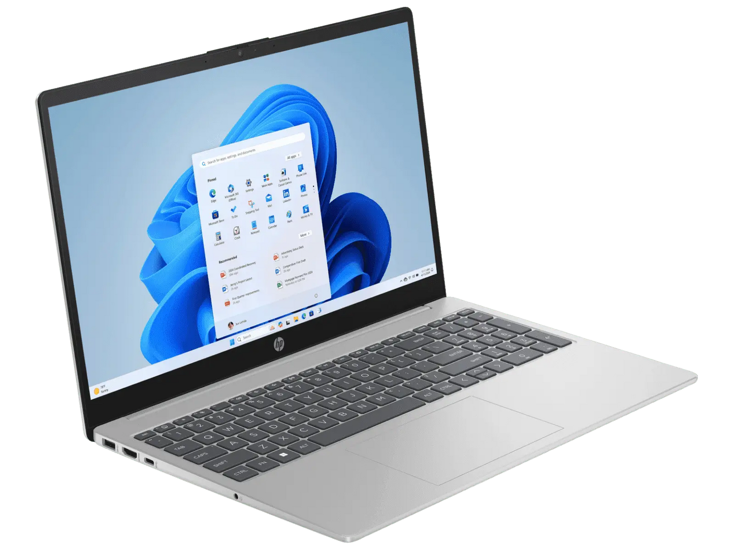 HP Laptop 15-fr0025TU 13th Gen Intel Core i7 Processor/16GB RAM/512GB SSD/Win11/Microsoft Office Home 2024/Intel HD Graphics Card/Screen Inch 15.6/Natural silver