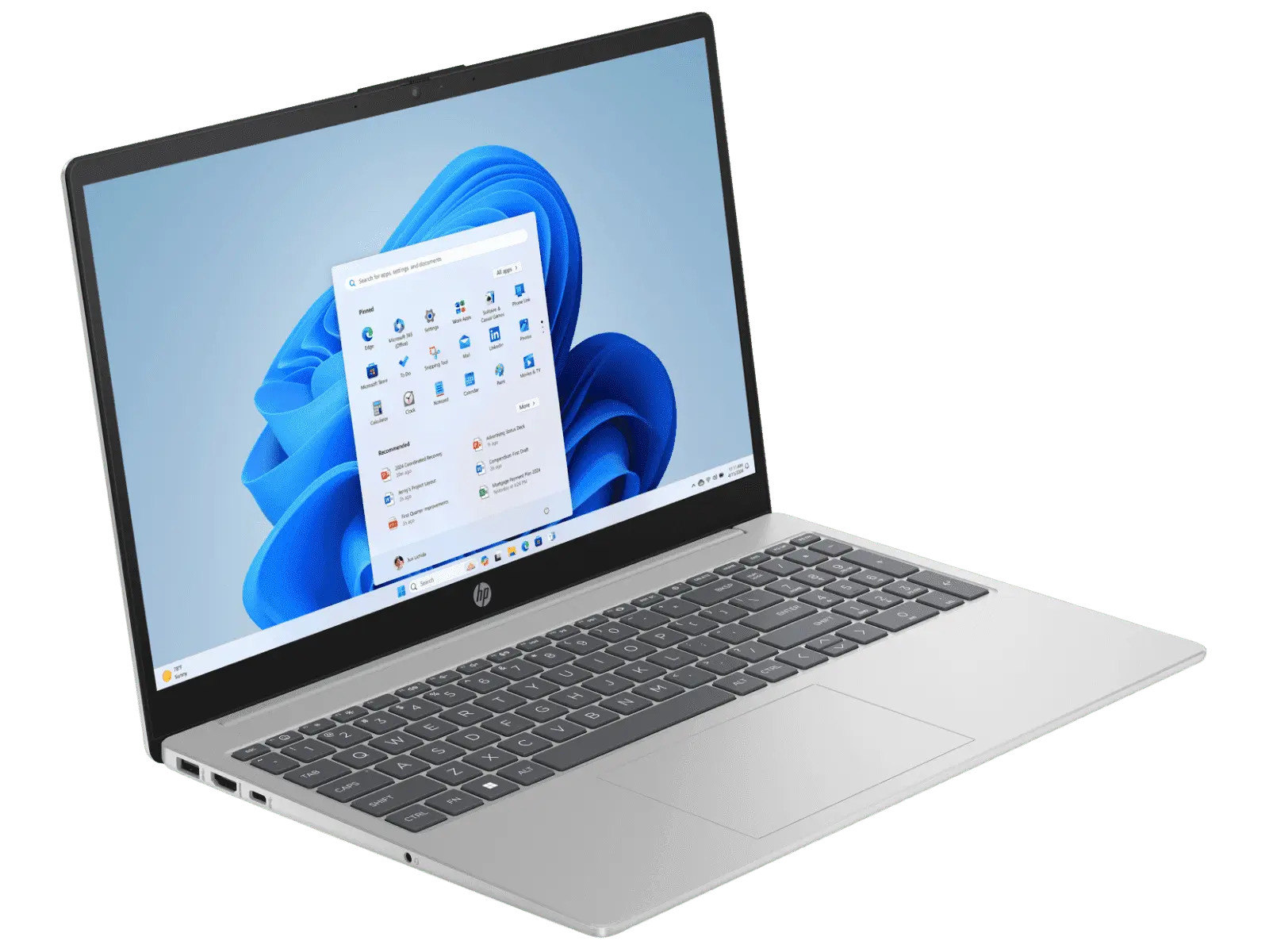 HP Laptop 15-fr0025TU 13th Gen Intel Core i7 Processor/16GB RAM/512GB SSD/Win11/Microsoft Office Home 2024/Intel HD Graphics Card/Screen Inch 15.6/Natural silver