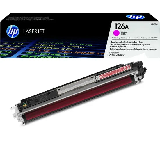 HP 126A Magenta Genuine Laser Toner Cartridge