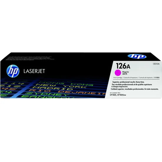 HP 126A Magenta Genuine Laser Toner Cartridge