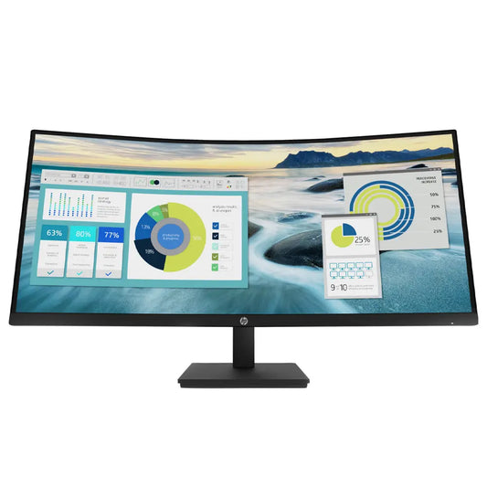 HP P34hc G4 34-inch WQHD Curved VA Monitor with USB Type-C and 4 USB-A 3.2 Gen 1 My Store