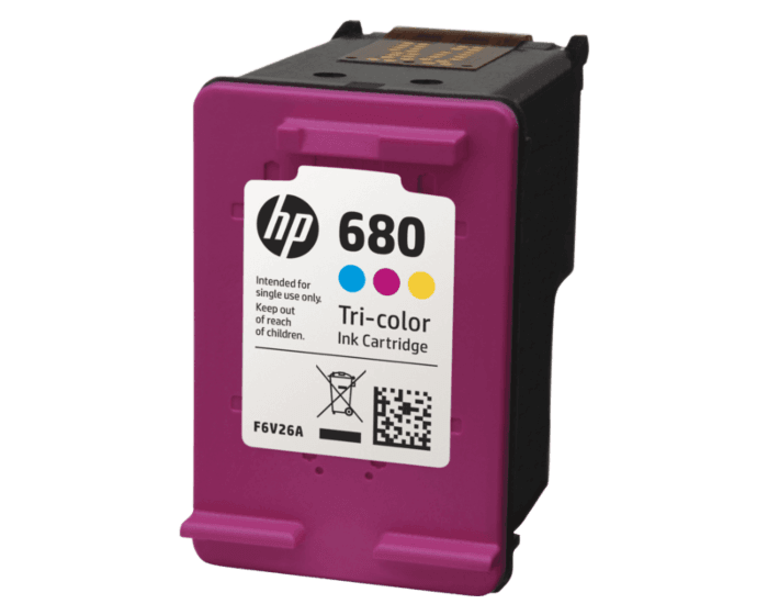 Hp Ink Cartridge 680 Colour    F6V26AA