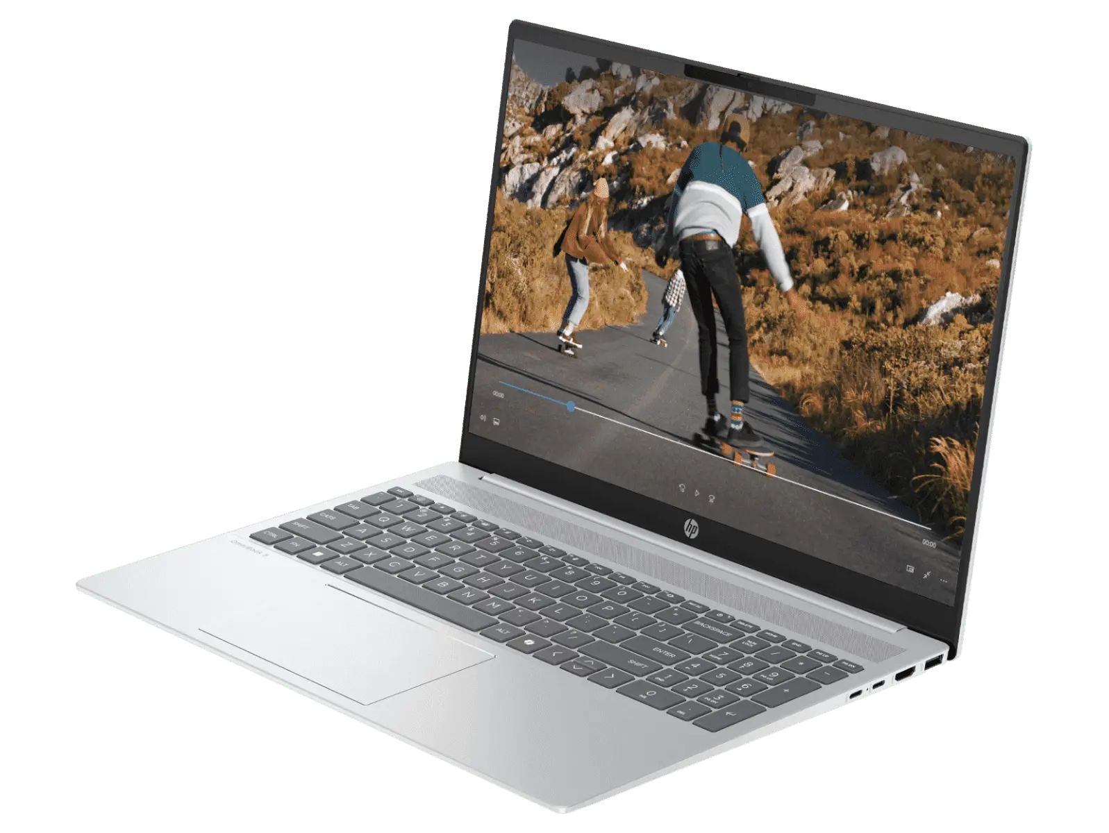 HP OmniBook 5 Laptop 16-ba1008TU 13th Gen Intel Core i5 Processor/16GB Ram/512GB SSD/Win11/Microsoft Office Home 2024/Intel Iris X Graphics Card/Screen Inch 16.0 2K/Glacier silver aluminum