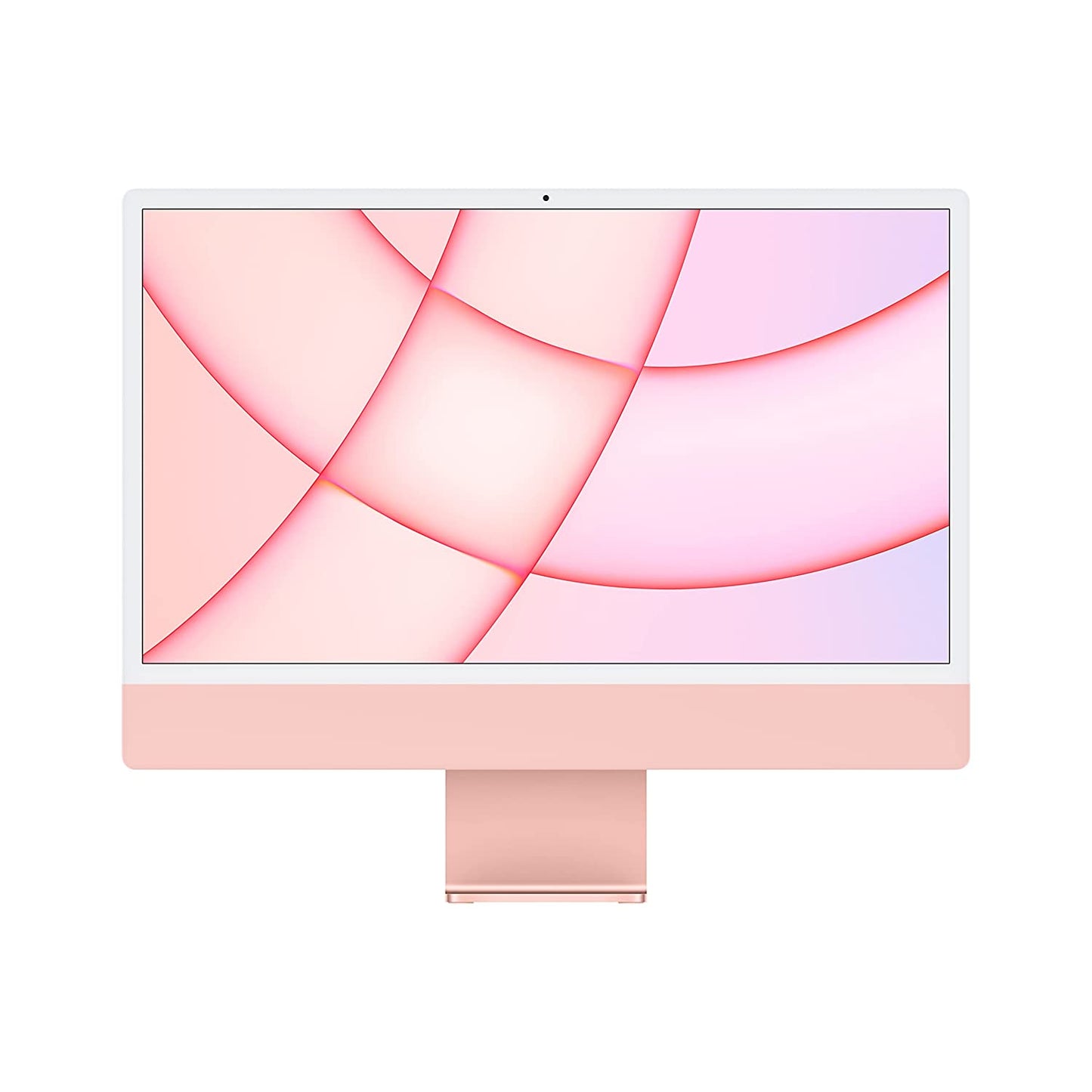 Apple iMac with 4.5K Retina Display 24-inch 60.96 cm, Apple M1 chip with 8‑core CPU and 8‑core GPU, 8GB RAM, 512GB - Pink   MGPN3HN/A