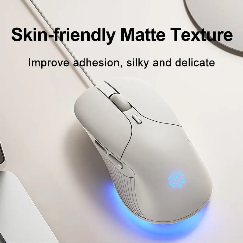 inphic B2 Wired Mouse with RGB Lighting