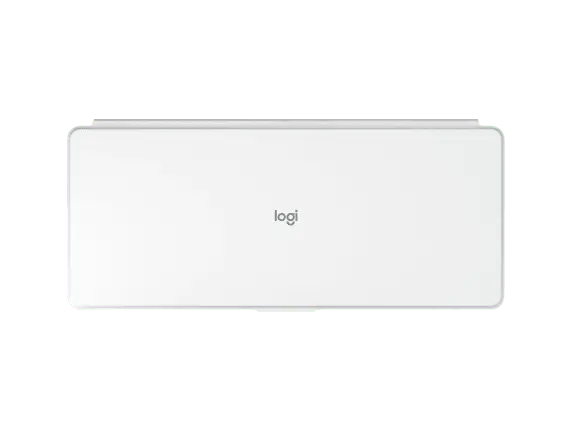 Logitech Keys-to-Go 2 Portable Bluetooth Keyboard for Tablet with Built-in Cover  Pale Grey