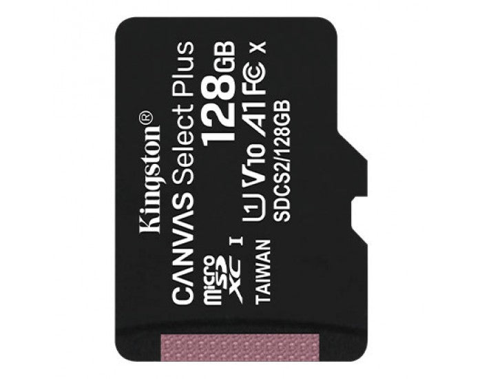 Kingston Canvas Select plus 128GB Micro SD Card Class 10