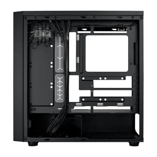 Cooler Master MasterBox 600 ARGB E-ATX Tempered Glass Side Panel Mid Tower Gaming Cabinet - Black