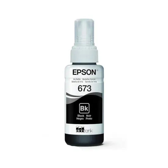 Epson 673 Black Genuine Inkjet Ink Bottle 70ml