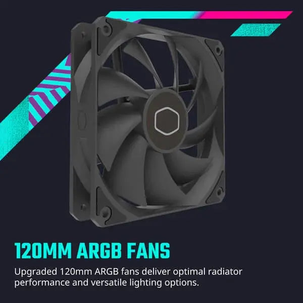 Cooler Master MasterLiquid 240L Core 240mm PWM AIO CPU Liquid Cooler - Black