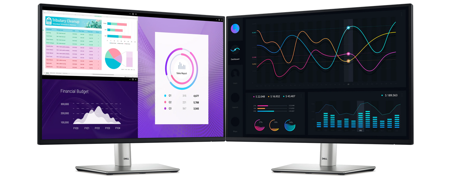 Dell P-Series P2425 24" 100Hz 1080p+ WUXGA Flat Antiglare IPS Panel Computer Monitor My Store