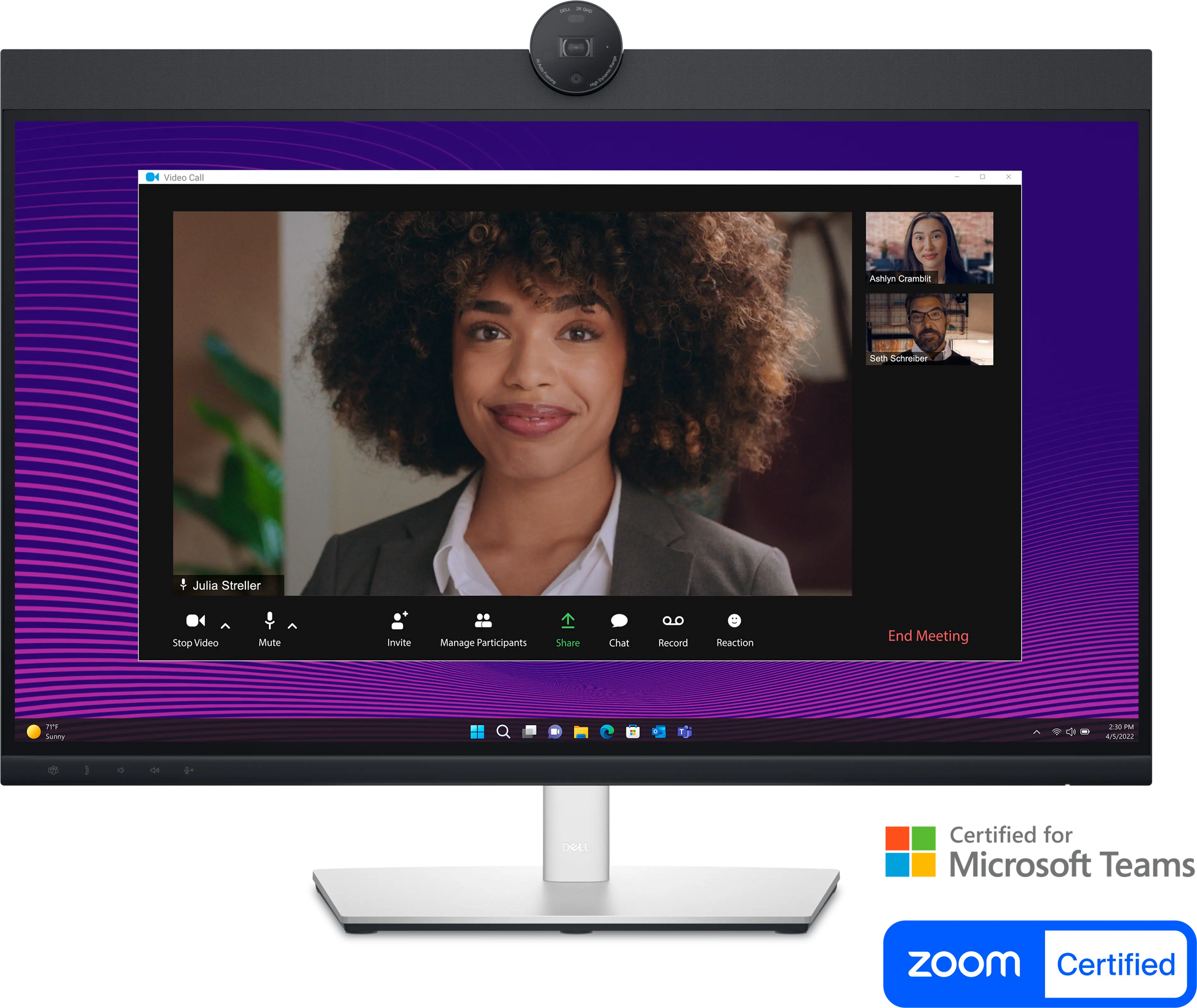 Dell P2724DEB 27" 2K 1440P 60Hz QHD IPS with Speaker Conferencing Monitor My Store