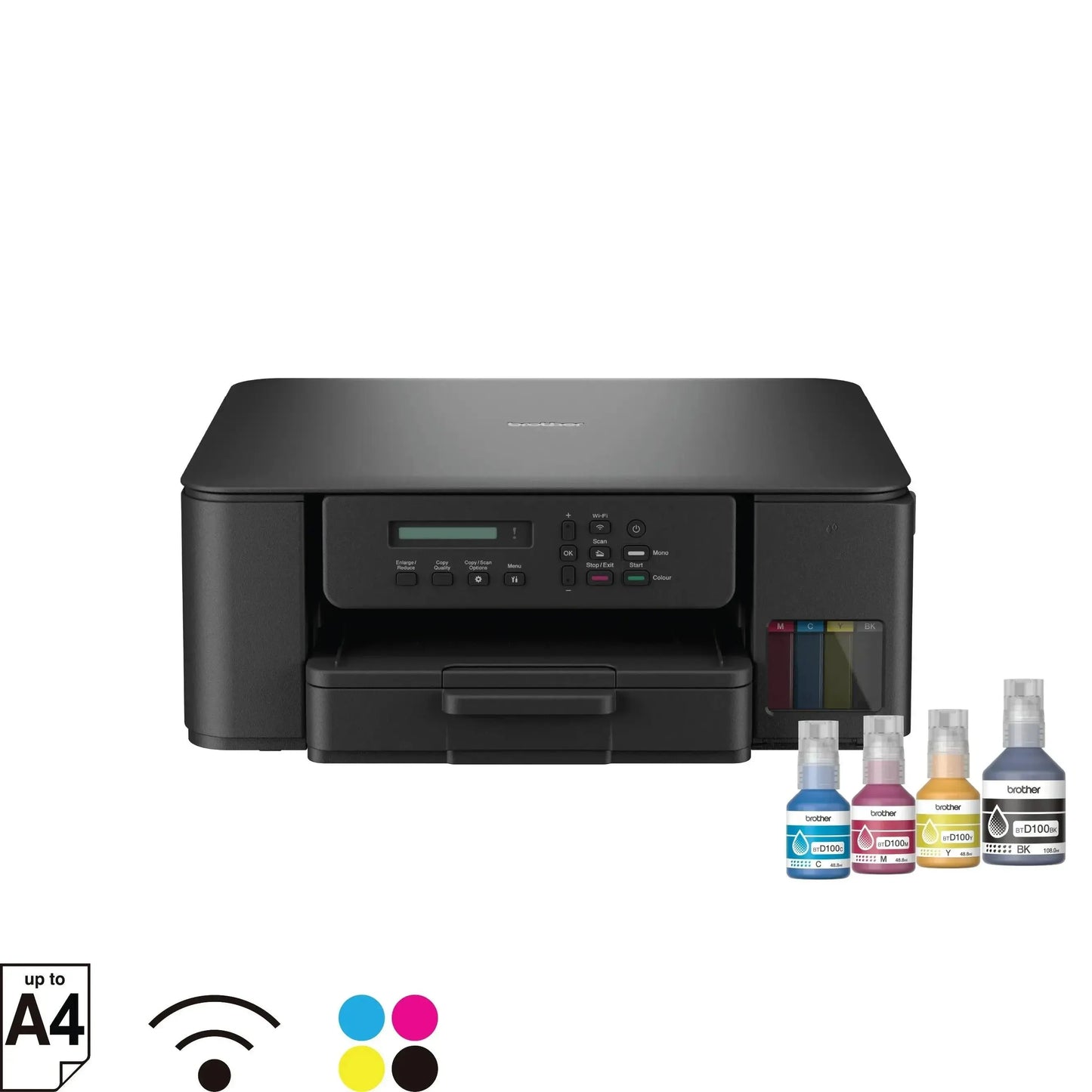 Brother DCP-T530DW Multifunction Print Scan Copy WiFi Auto Duplex Ink Tank Printer