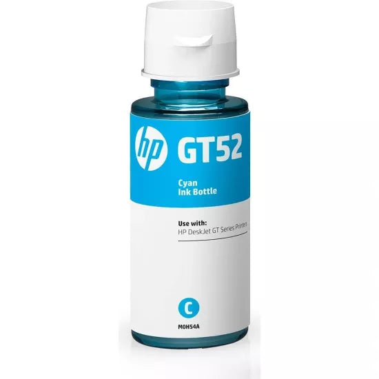 HP GT52 Cyan Genuine Inkjet Ink Bottle