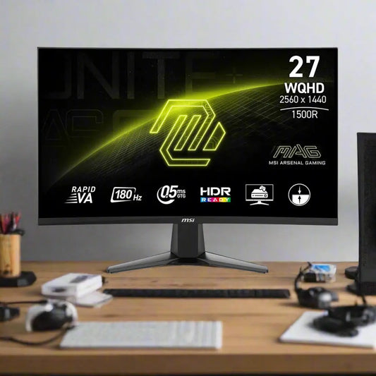 MSI MAG 27CQ6F 27" 2K WQHD 180Hz 0.5ms VA Curved Gaming Monitor My Store