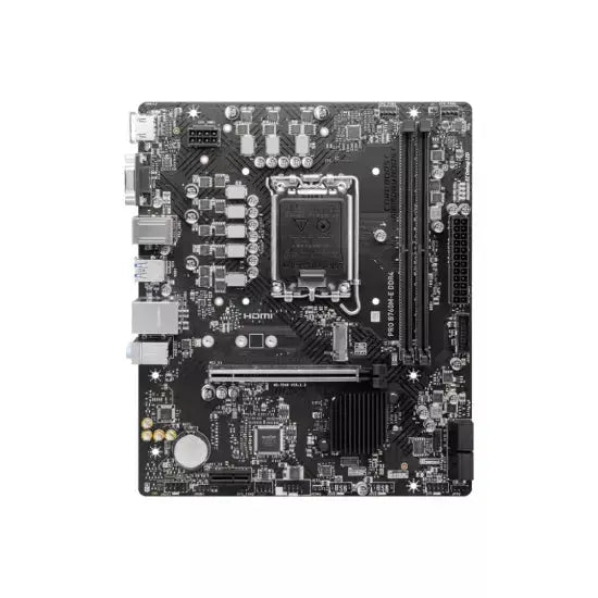 MSI PRO B760M-E DDR4 Motherboard For Intel 12th | 13th | 14th Gen