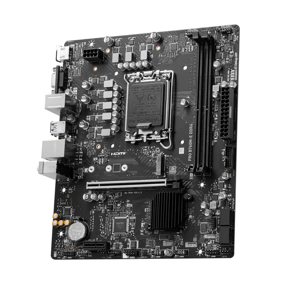 MSI PRO B760M-E DDR4 Intel B760 LGA 1700 Micro-ATX Motherboard