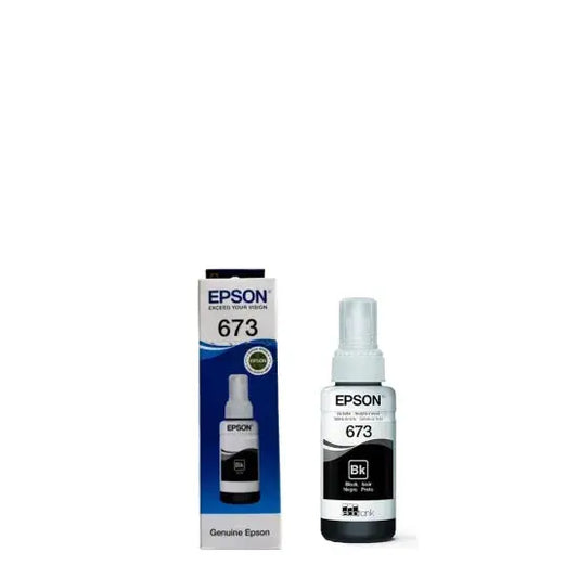 Epson 673 Black Genuine Inkjet Ink Bottle 70ml